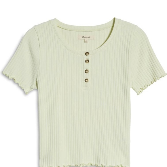 MADEWELL Supercrop Henley Tee - Picture 5 of 7